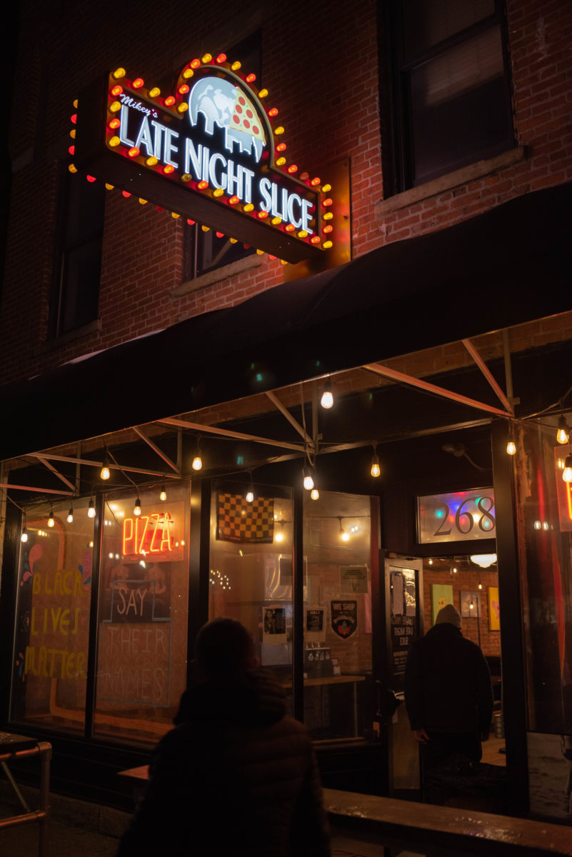 Mikey's Late Night Slice Exterior